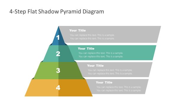 Level 2 3D Style Pyramid Diagram