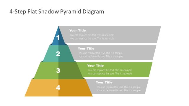 Level 3 3D Style Pyramid Diagram