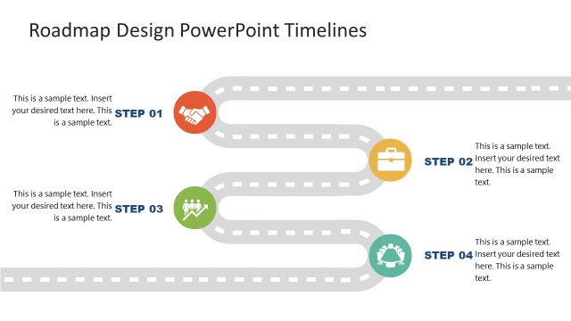 Curved Timeline Planning Template