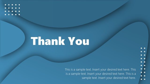 Business Organic Thank You Slide