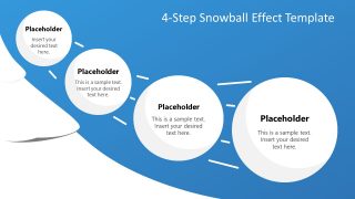 Presentation of Snowball 4 Steps Diagram 