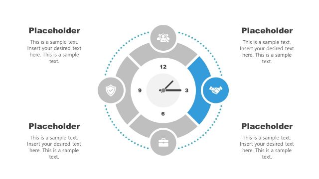 Time Management Template Diagram of Clock