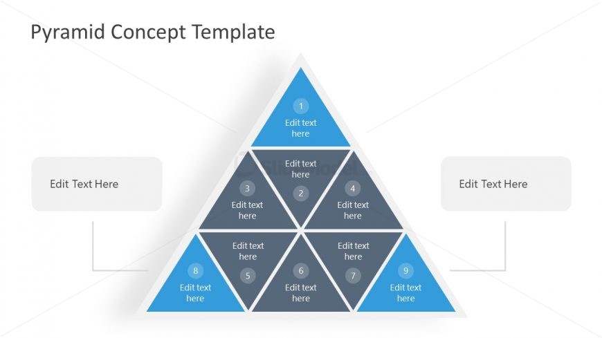 3 Leve Pyramid of Triangles PPT