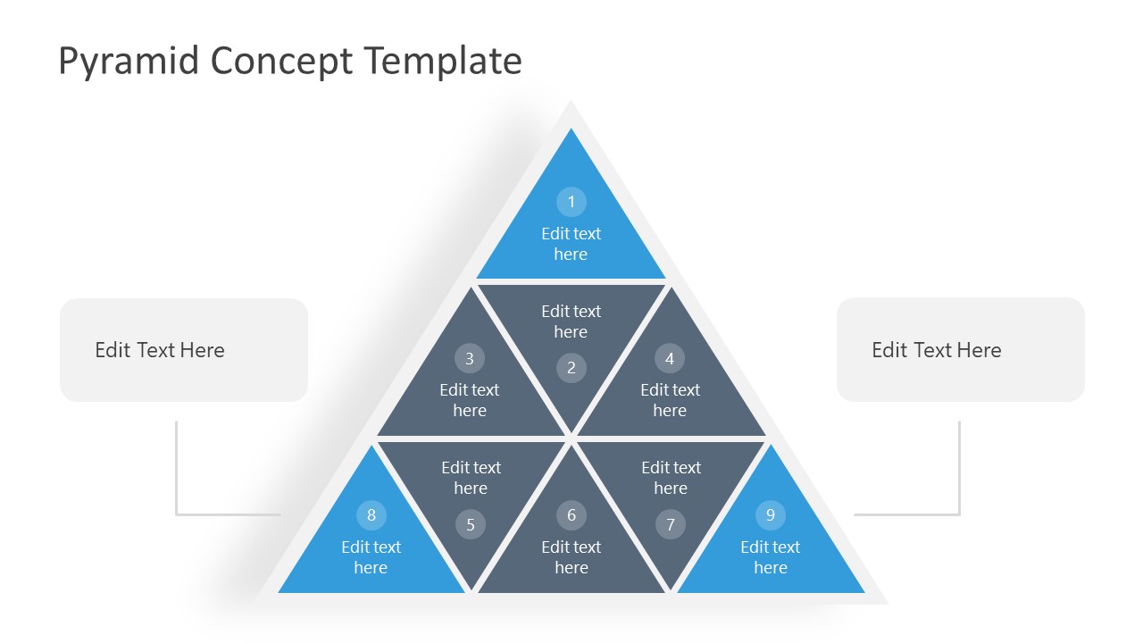 3 Leve Pyramid of Triangles PPT