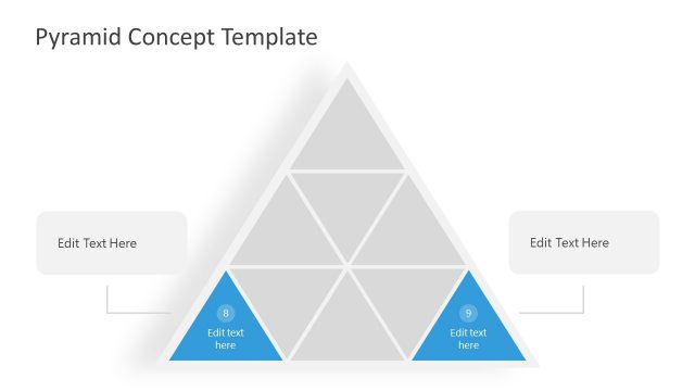 Flat PowerPoint Pyramid Diagram Design