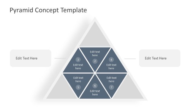 Editable Pyramid Diagram PowerPoint