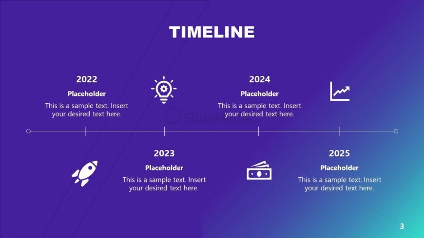 AI Technology Theme Timeline Diagram 
