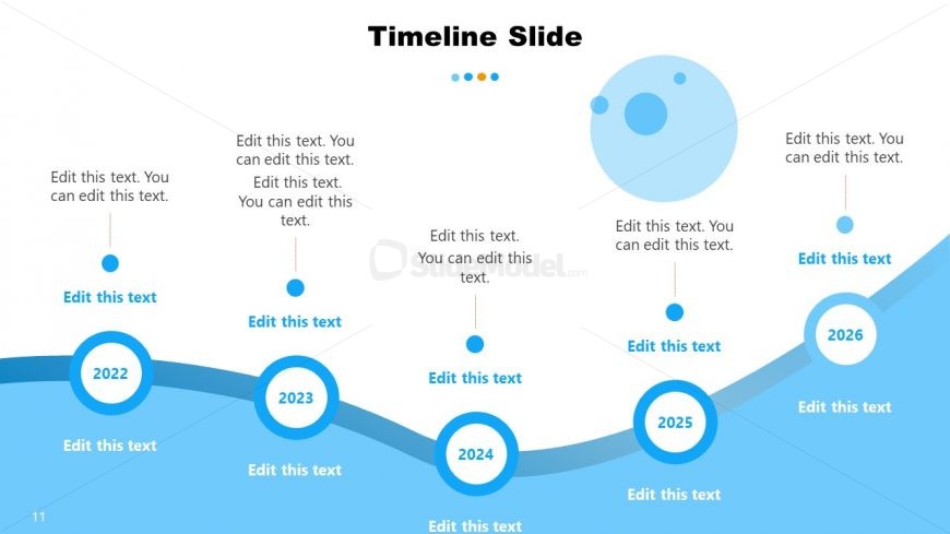 Timeline Template for General Purpose PowerPoint 
