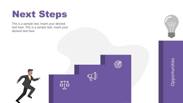 Free Next Step PowerPoint Template