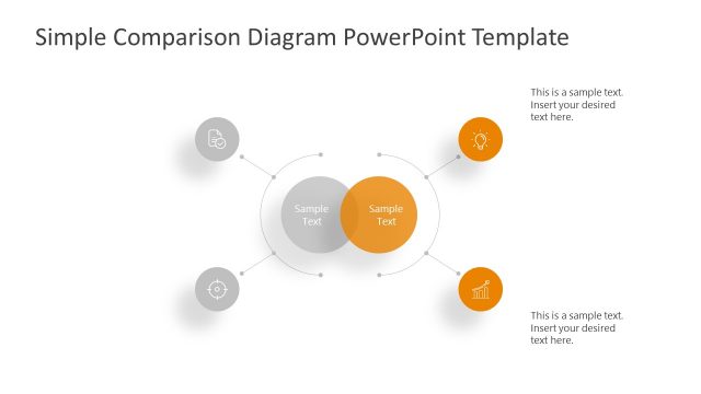 Circular Comparison PowerPoint Diagram Design