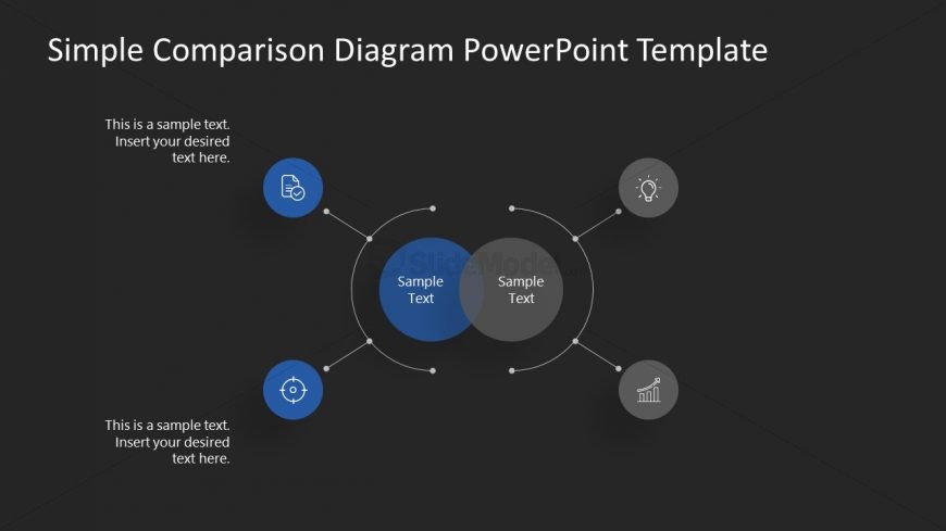 PowerPoint Comparison Simple Layout Design 
