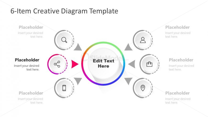 Step 2 PowerPoint Diagram of Gradient Colors 
