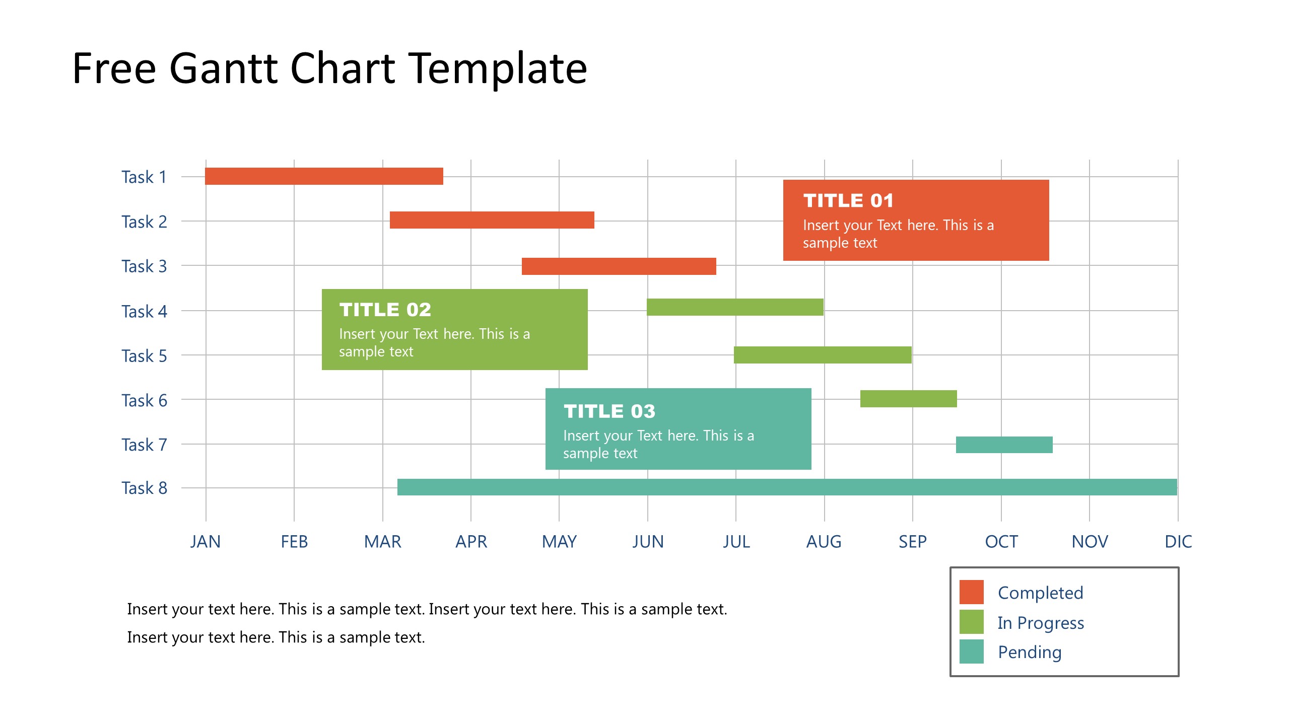 Project Management Gantt Chart PowerPoint Template SlideModel | lupon ...