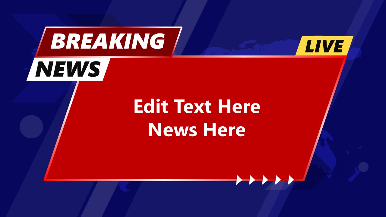 Free Breaking News Intro Template & Google Slides