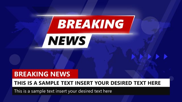 Breaking News TV Channel Style PowerPoint