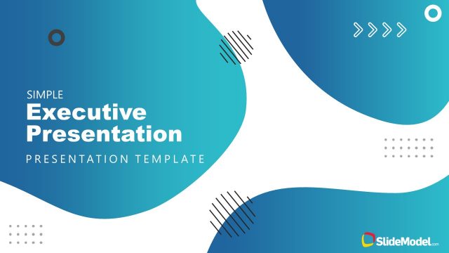 Simple Business Executive PowerPoint Free Cover