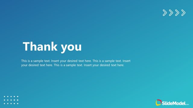 PowerPoint Business Executive Free Slide Thank You