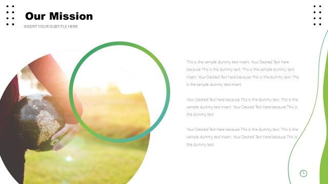 Company Profile Mission Slide Template