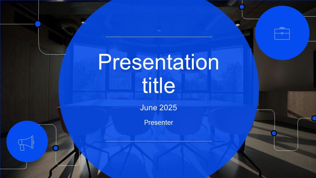 Title Slide -Free Thin Dark Minimal General Purpose Template - SlideModel