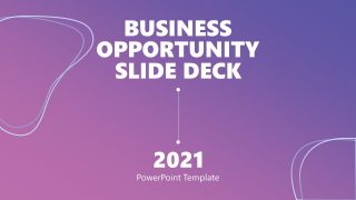 Free Business Opportunity Template - Title Slide