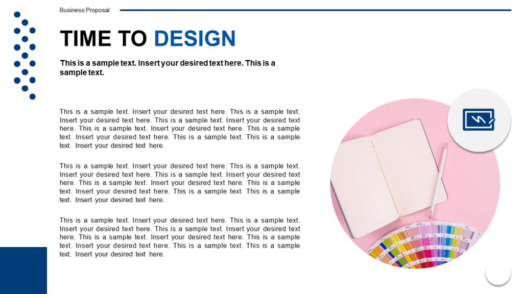 Free General Purpose Thin Style PPT Template - Time to Design - SlideModel