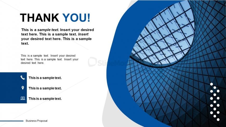 Thank You Slide of PowerPoint Template