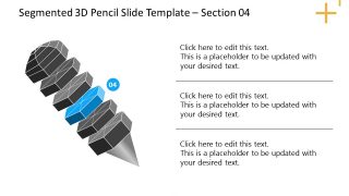 Free Presentation Template with Multicolored Segments