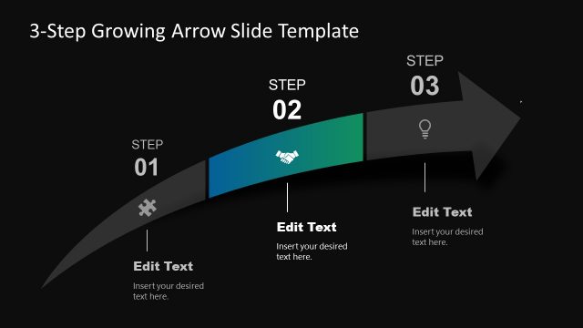 Arrow Diagram PPT Template – Slide for Second Step