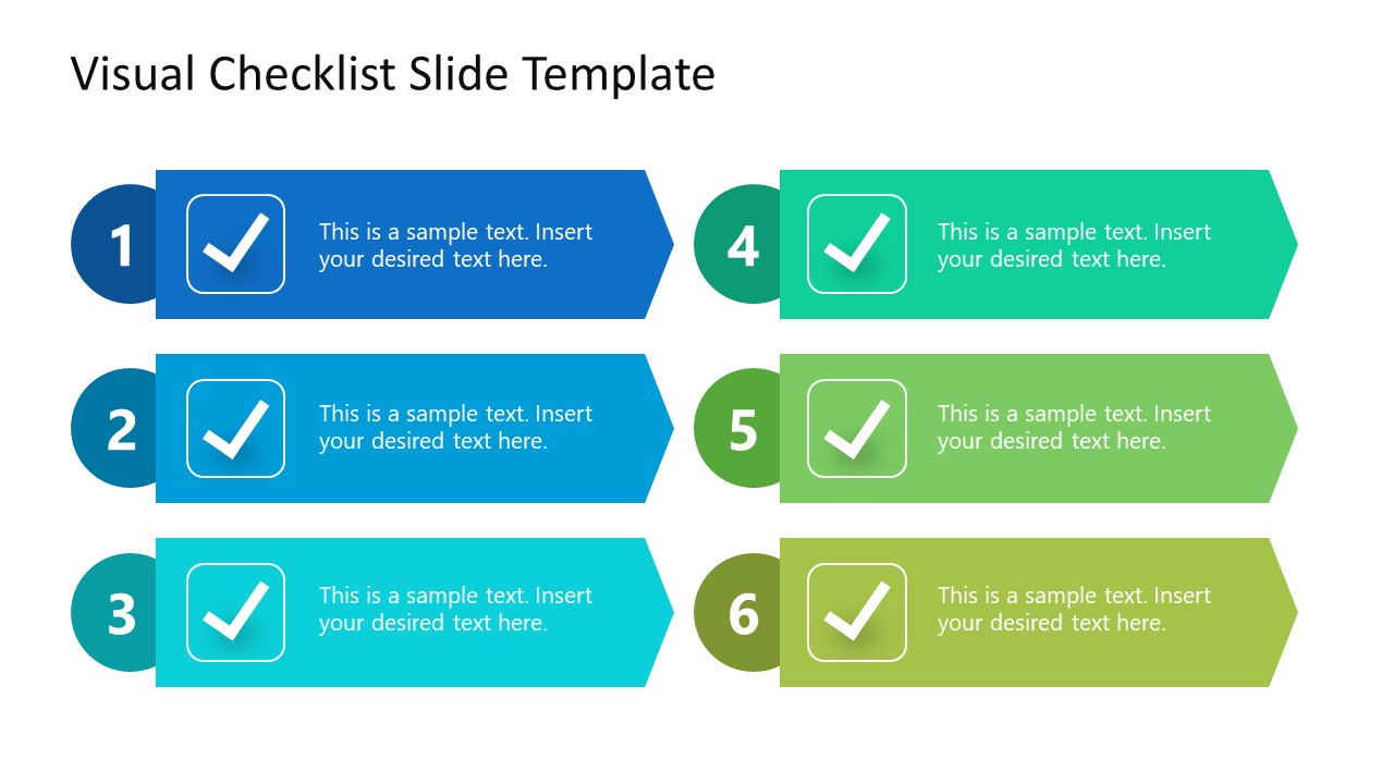 Free Visual Checklist PowerPoint Template - SlideModel