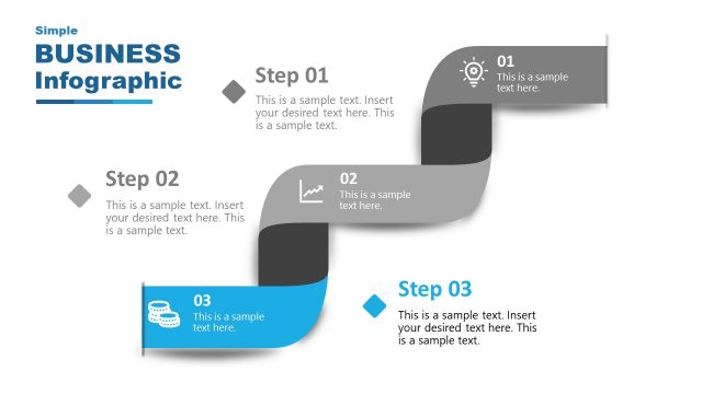 Infographic 3 Stage Diagram – PPT Slide Template