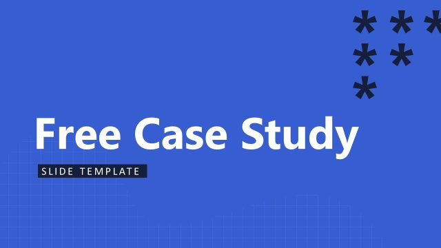 Free Case Study Template – Title Slide