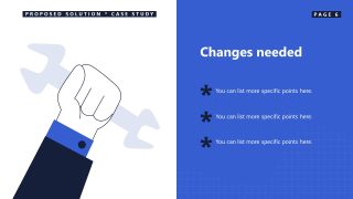 PPT Free Infographic Slide for Changes Required