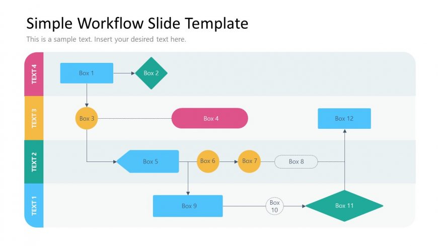Editable Workflow Slide Design For Powerpoint Slidemodel 0064