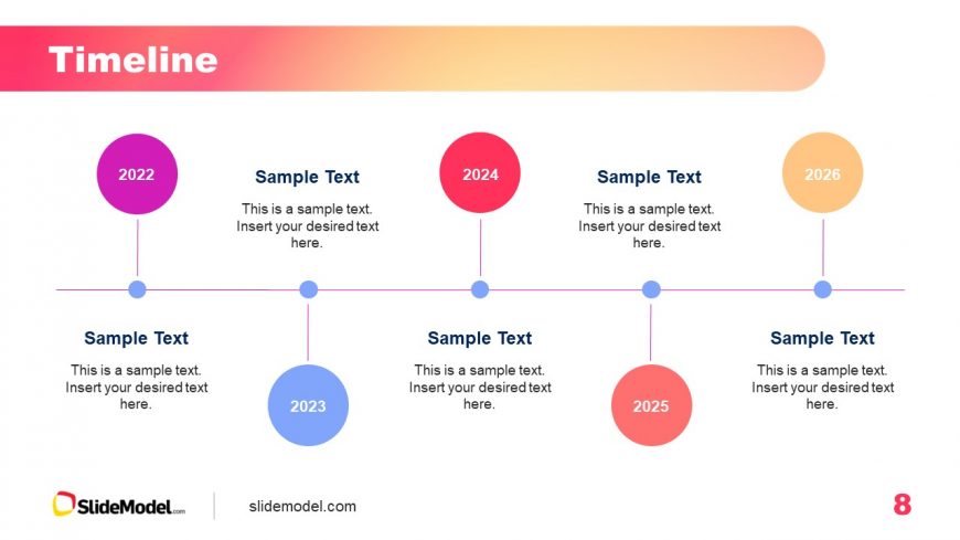 Timeline Template Slide for PowerPoint