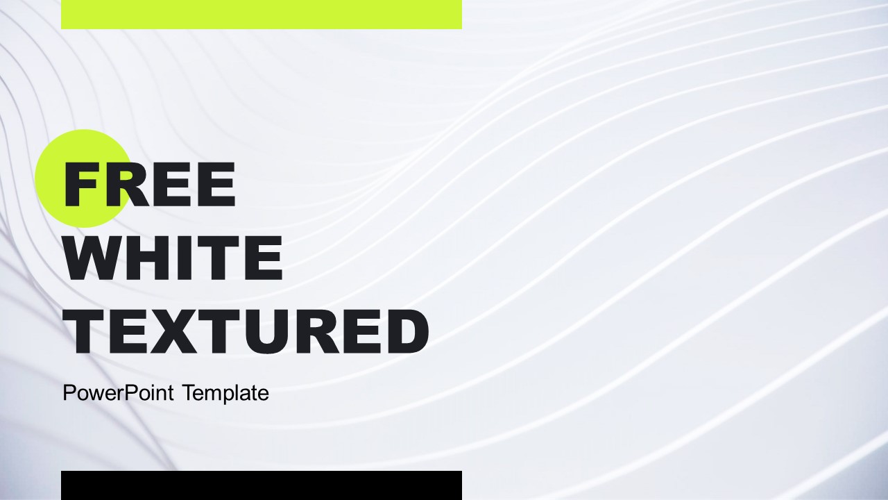 Free White Textured PowerPoint Background - SlideModel