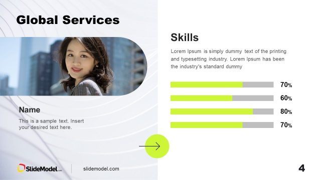 Global Services Image Slide for PPT