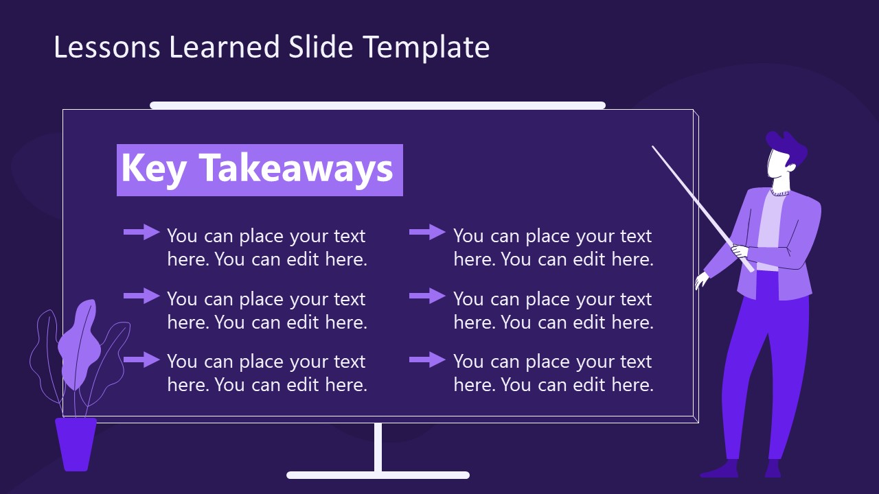 Key Takeaways Editable PowerPoint Template