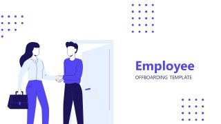 Editable Human Characters Slide for Employee Offboarding Presentation