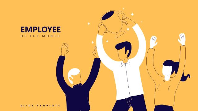 Employee of The Month Free PowerPoint Template