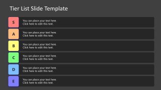 Free tier list templates you can customize