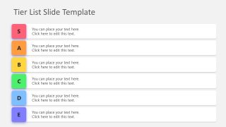 Free tier list templates you can customize