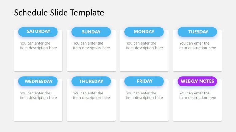Free Schedule Slide PPT Template - SlideModel