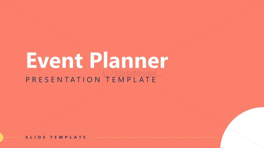 PPT Cover Slide for Event Planning Template