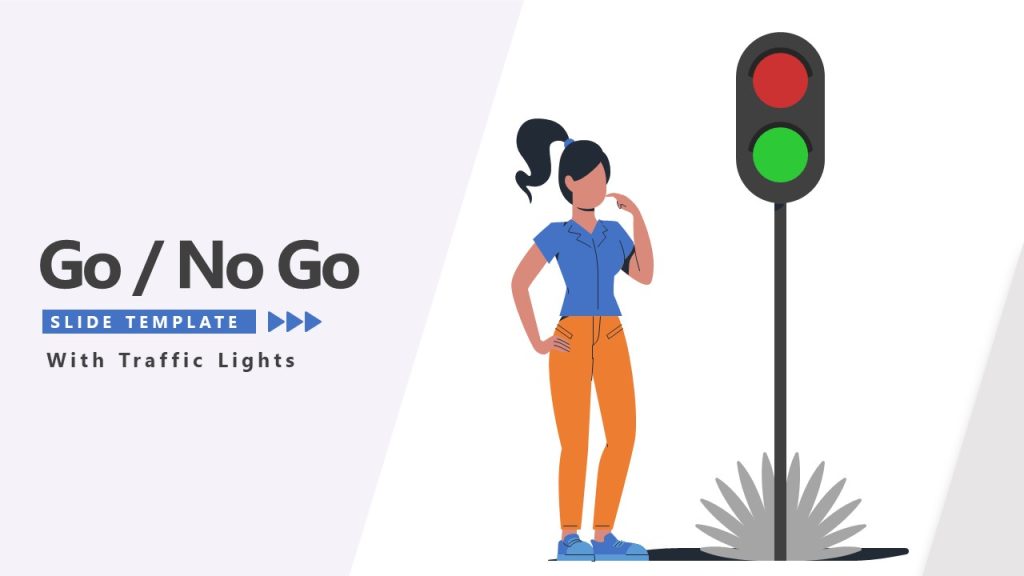 Go no go presentation slide template slidemodel