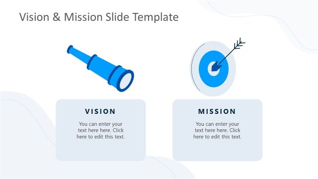 Text Slide for Mission and Vision Presentation