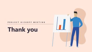 PPT Thank You Slide for Project Kickoff Presentation