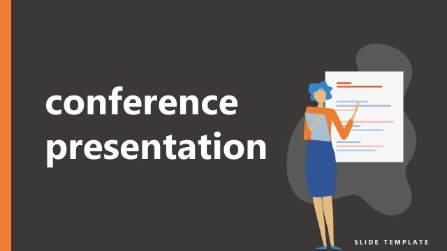 Cover Slide – Free Conference Presentation Template