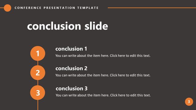 Conclusion Slide – Conference PowerPoint Slide Template