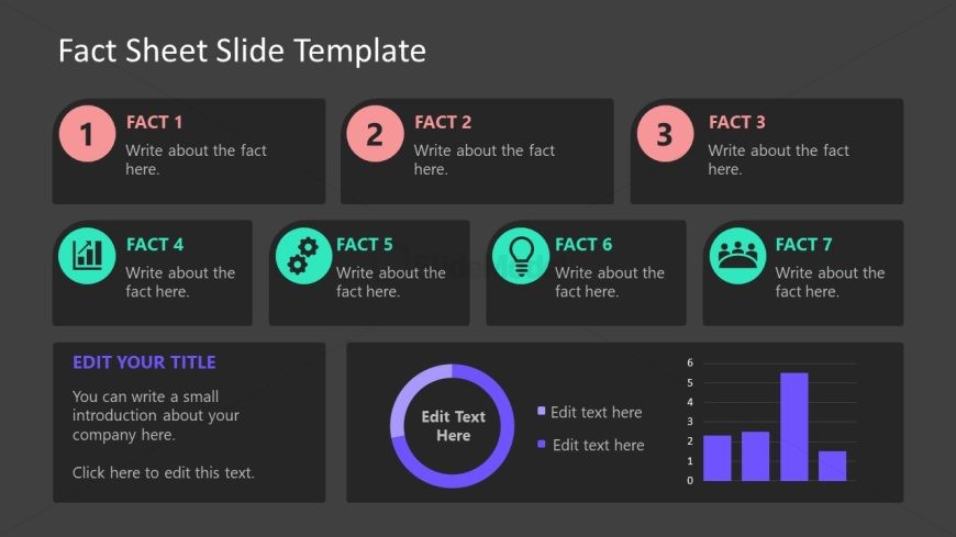 PPT Presentation Template - Free Fact Sheet Slide