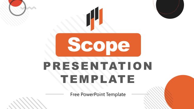 Cover Slide for Scope PPT Template
